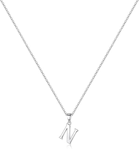 xiao Anfangs Halsketten für Frauen, feine Buchstaben Halskette personalisierte winzige Anfangs Anhänger Halskette Monogramm niedliche Buchstaben Name Choker Halsketten (X) von xiao