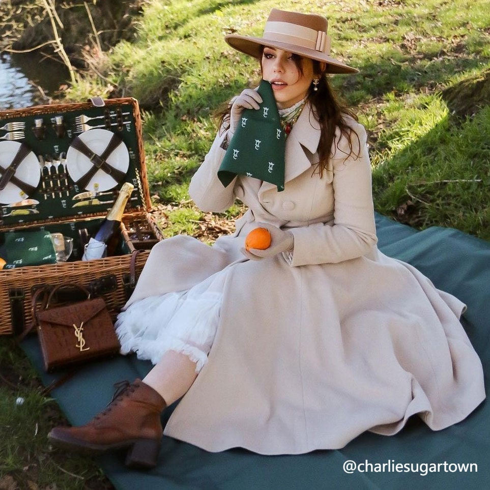 Vintage Inspirierter Maxi-Wollmantel, Zweireihiger Trench-Wollmantel, Swing-Wolle-Outwear Für Den Winter, Xiaolizi Handgemachter Langer Wollmantel von xiaolizi