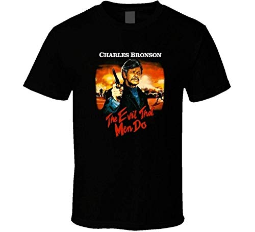 The Evil That Men Do T-Shirt Charles Bronson Retro 80 Movie T Shirts Black von xiaoming