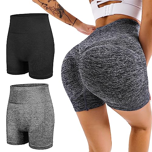 xinrongda 2 Stück Bauchweg Unterhose Damen Sport Short Damen, Miederhose Damen Bauchweg, Fettverbrennende Bauchkontrolle und Damen Butt Lifter Unterhose von xinrongda