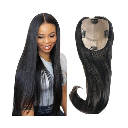 Körperpflege 20,3–55,9 cm Haaraufsätze for Frauen mit dünner werdendem Haar, seidig glattes malaysisches Echthaar, 12,7 x 12,7 cm, atmungsaktive Schweizer Spitzenbasis, Echthaarteile mit 4 Clips Haarv von xiuling4568