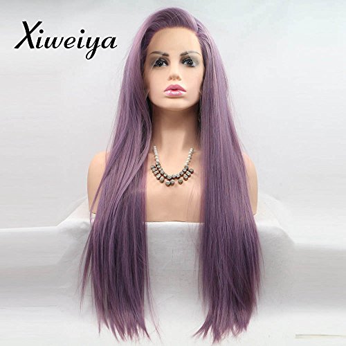 Xiweiya lang Violett Perücke Meerjungfrau Synthetische lang lila Lace Front Perücken Lang Violett Seite Teil Perücke langen weichen Perücke Kunstfaser für Frauen 61 cm Xiweiya lang Violett Perücke Meerjungfrau Synthetische lang lila Lace Front Perücken Lang Violett Seite Teil Perücke langen weichen Perücke Kunstfaser für Frauen 61 cm von xiweiya