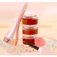 xixi - 3 in 1 Lip Mud - 3 Colors #01 - Ice Milk Coffee - 2g x 3 von xixi