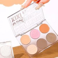 xixi - 6 Colors Multi-use Cosmetic Palette - Metallic Leather #1 Metal Leather - 1.8g*6 von xixi