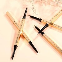 xixi - Dual Head Eyebrow Pencil - 4-5 #05 Black von xixi