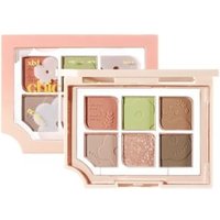 xixi - Flower Letter Six Color Eyeshadow - Green #DA03 von xixi