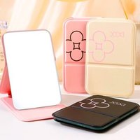 xixi - Portable Cosmetic Mirror - 3 Colors #Black - 62g von xixi