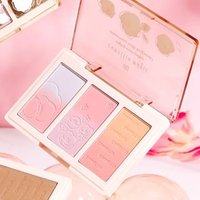 xixi - Tea Time Flowers 3-Color Contour Palette - 03#Romantic Gauze #03 Romantic Gauze von xixi
