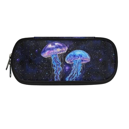 xixirimido Kinder-Federmäppchen mit robustem Reißverschluss-Stift, quallendesign, Einheitsgröße, Taschen-Organizer von xixirimido