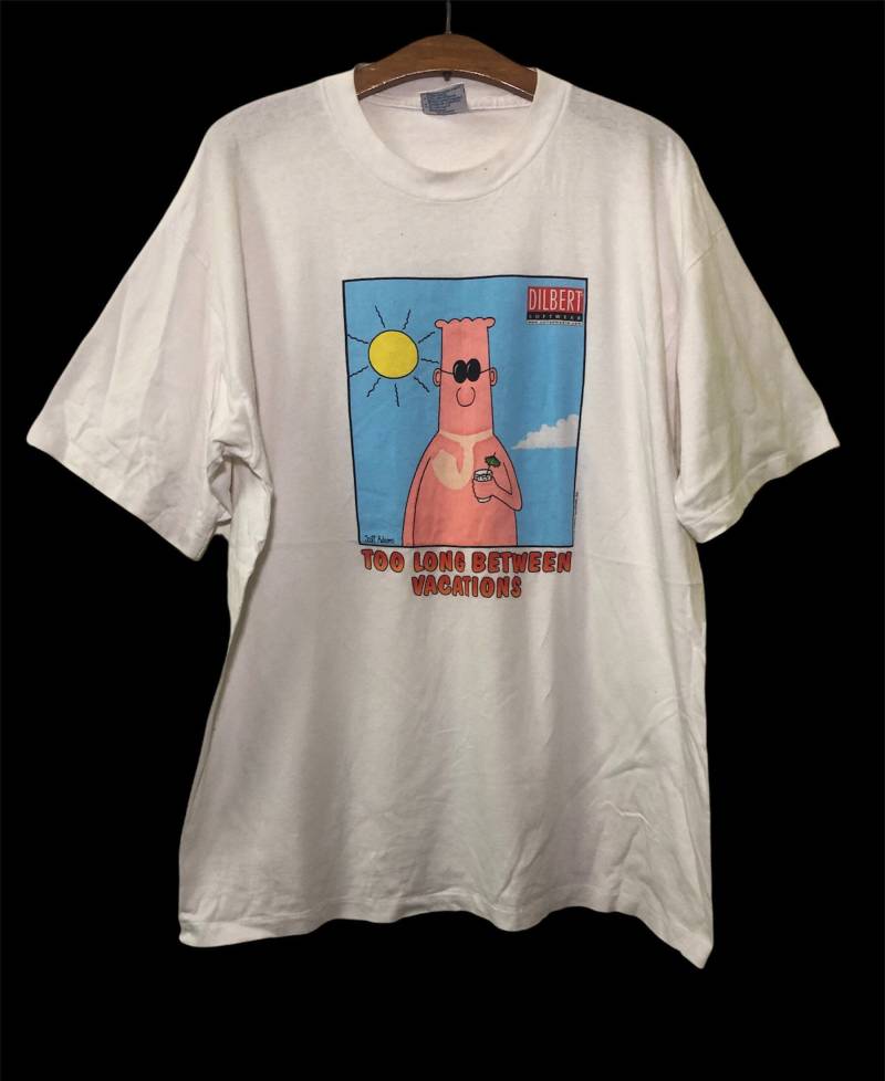 Vintage 90Er Jahre Dilbert Software Comics Scott Adams T-Shirt Xl Größe von xlrepublikan