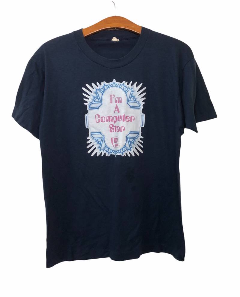 Vintage 90Er Jahre I'm A Computer Star Dell Microsoft Macbook Apple T-Shirt Großformat von xlrepublikan