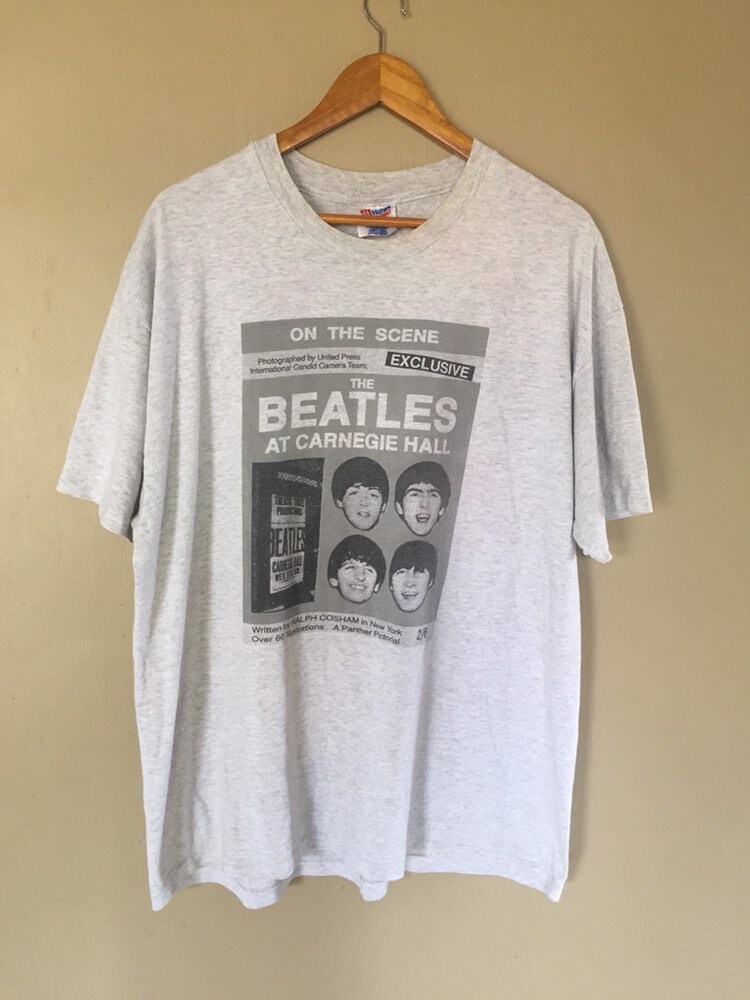 Vintage 90Er Jahre The Beatles Photographers By United Press T-Shirt von xlrepublikan