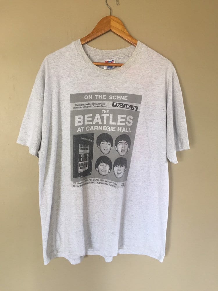 Vintage 90Er Jahre The Beatles Photographers By United Press T-Shirt von xlrepublikan