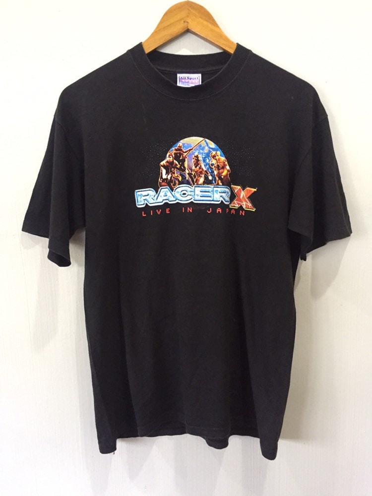 Vintage Racer X Live in Japan T Paul Gilbert Gitarre Held Ibanez T-Shirt Mittlere Größe von xlrepublikan