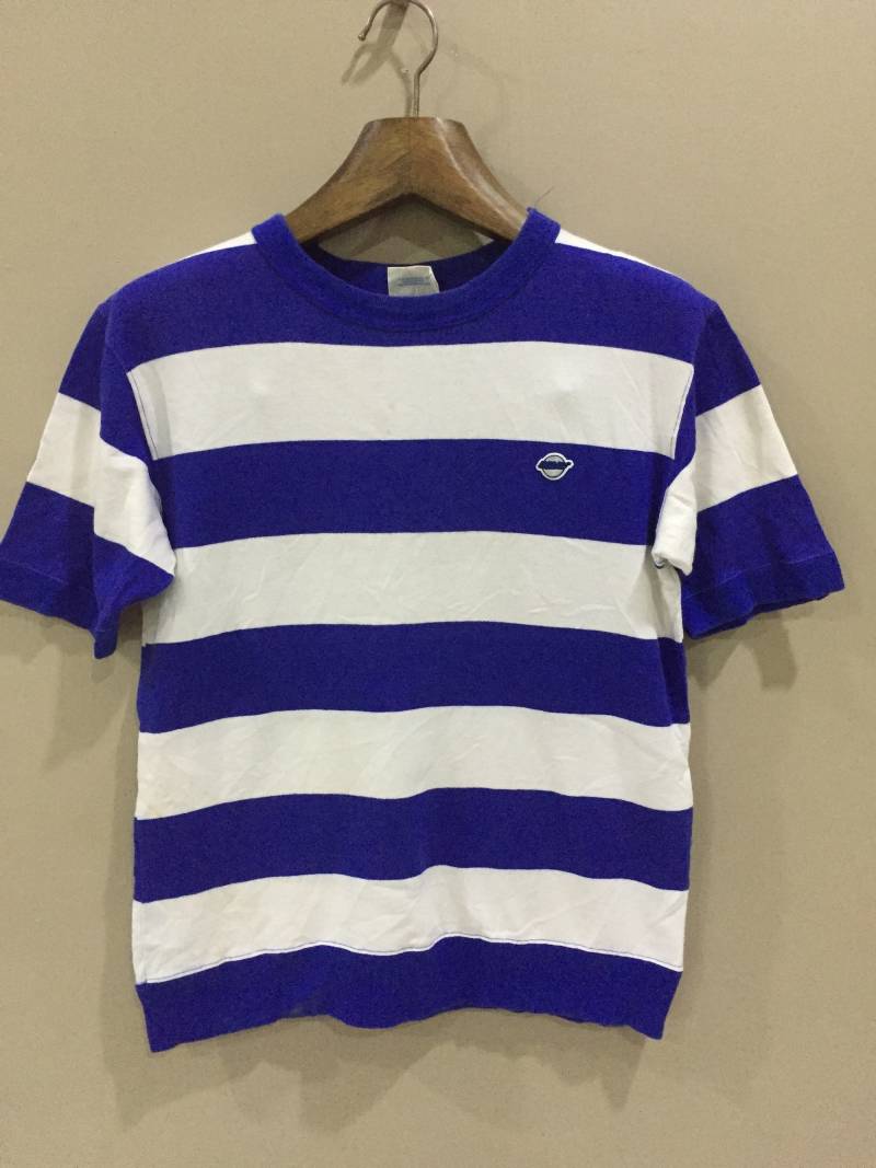 Vintage Strahlen Japan Gestreift Hemd Mittlerer Größe von xlrepublikan