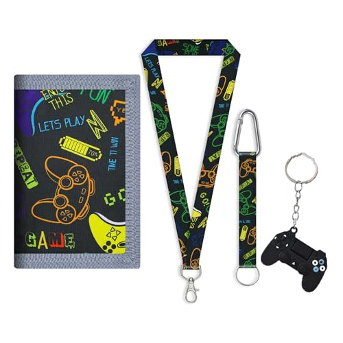 xlwen Geldbeutel Kinder Brustbeutel Kinder Portemonnaie Kinder Mini Portemonnaie Gefaltete Geldbörse mit Schlüsselanhänger Motiv Brustbeutel Kinder Geldbörse Geldbeutel von xlwen