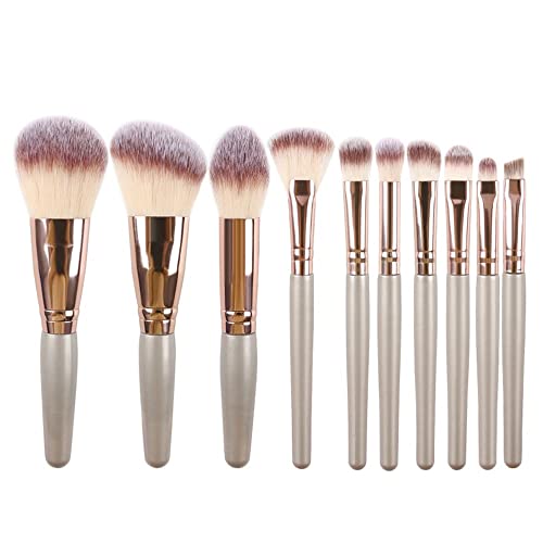 DSHGDJF 10 Stücke Mini Make-up Pinsel Set Puder Lidschatten Foundation Blush Concealer Mädchen Beauty Makeup Tools Pinsel Professional von xnvdojt