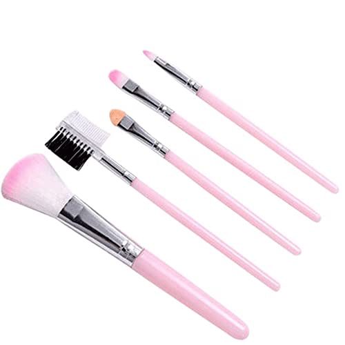 DSHGDJF 5 Teile/satz Make-Up Pinsel Set Rosa Lidschatten Lippenpinsel Erröten Puder Pinsel Kosmetische Werkzeuge von xnvdojt