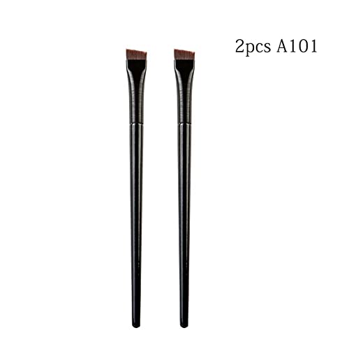 DSHGDJF Augenbrauen-Eyeliner-Pinsel, kleiner, abgewinkelter Augenbrauen-Liner-Pinsel, Brauen-Konturen-Pinsel, Make-up-Pinsel, Kosmetik-Werkzeuge (Color : 2pcsA101) von xnvdojt