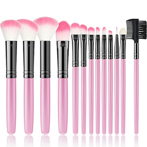 DSHGDJF Rosa 13-teiliger Make-up-Pinsel for Kosmetik-Grundlagen-Blush-Pulver-Lidschatten-Misch-Make-up-Pinsel-Schönheits-Werkzeug von xnvdojt