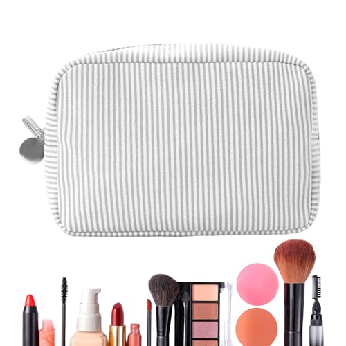 xowwyue Reise Kosmetiktasche - Leichte Aufbewahrungstasche Für Make-up | Ästhetische Tragbare Reise Etui Reißverschlussbeutel Für Damen Fitnessstudio von xowwyue