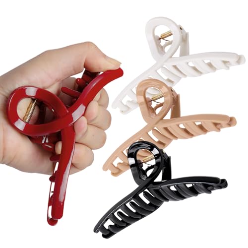 xowwyue Silikon Haarklammer,Weiche Haarspangen Mit Sanftem Halt | 4 Stück Kompakt Für Schule Reise Outdoor Festival Frauen Hochzeit Mädchen Damen Fitnessbegeisterte von xowwyue