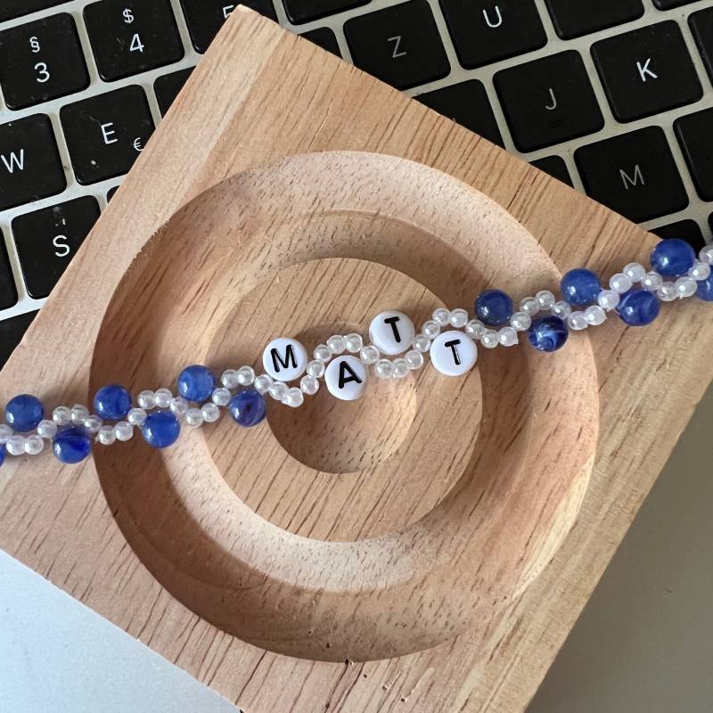 Matt Sturniolo Blue Bracelet Matt Sturniolo Blue Bracelet von xoxoSabai