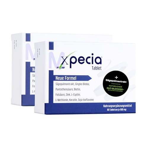 Xpecia DHT Blocker mit Biotin und Sägepalmextrakt - Gegen Haarausfall Männer - Ginko Wurzel, Haar Vitamine, Sägepalme - Haarwachstum beschleunigen - Nachbehandlung Haartransplantationen Xpecia DHT Blocker mit Biotin und Sägepalmextrakt - Gegen Haarausfall Männer - Ginko Wurzel, Haar Vitamine, Sägepalme - Haarwachstum beschleunigen - Nachbehandlung Haartransplantationen von xpecia