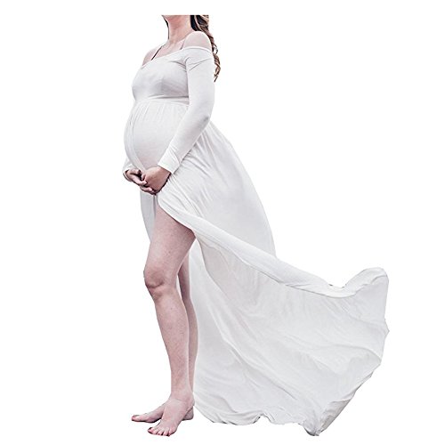 Schwangere Frauen Fotografie Stützen, Schwanger Kleid Maternity Gown Split Front Foto Shoot Kleid, Mutterschaft Fotografie Kleidung Schwangerschafts Maxikleid Schwangerschafts Kleid von xuanran