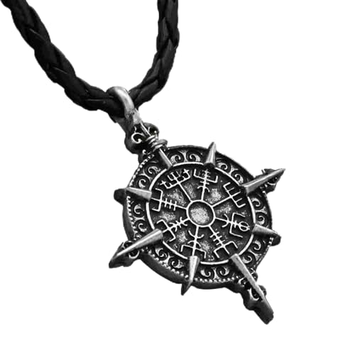 xueneige Nordische Mythologie Gott König Odin Stab Vintage Halskette - Herren und Damen Mode Schmuck von xueneige