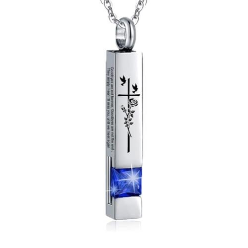 xueneige Pet Urn Halsketten Memorial Einäscherung Urne Anhänger Halskette Keepsake Asche Einäscherung Schmuck von xueneige