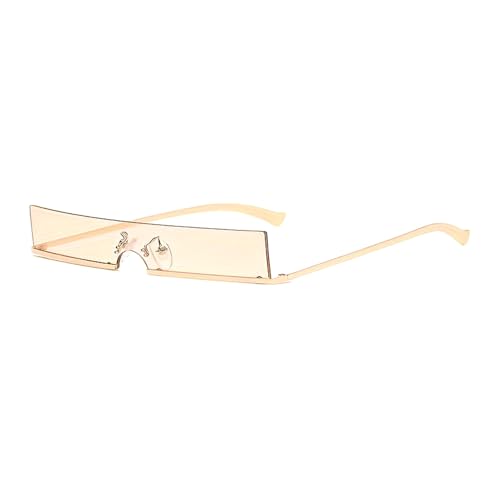 xueneige Sonnenbrille für Damen Hip-Hop-Sonnenbrille in quadratischer Form Avantgardistischer Modestil für Damen UV400-Schutz von xueneige