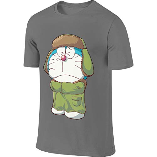 Man Design Cool Tees Army Coat Doraemon TT-Shirts Hemden(Medium) von xushi