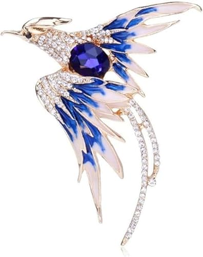Crystal Phoenix Vogel Brosche Bunte Vogel Brosche Strass Tier Brosche Mode Schmuck Zubehör Geschenk von xutao