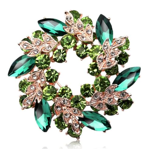 xutao Kristall Bauhinia Blume Brosche Pin - Weiß, Klassisch, Strass, Kristallglas, Hochwertige Legierung, Vintage Design, Multi-Szenario Anwendung für Frauen, 1 Count, 10459508031 von xutao