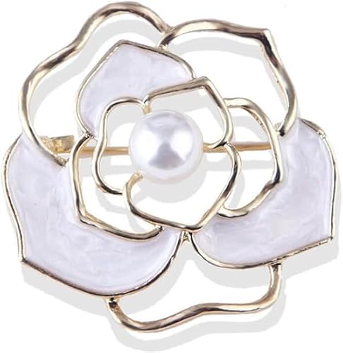 Kristall Rose Kamelie Blume Brosche Pin Hollow Out Kamelie Blume Brosche Pin Strass Blühende Floral Braut Hochzeit Party Brosche Schmuck Für Frauen von xutao