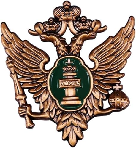 Russische Föderation Brosche Wappen Brosche Patriotischer Adler Emaille Pin Abzeichen Kunst Sammlung Kleidung Dekoration Frauen Männer Souvenir Geschenk von xutao