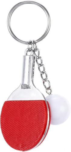 Xutao Ping Pong Schlüsselanhänger - Schläger Sport Metall Anhänger für Frauen Männer Auto Tasche Telefon Spiel Souvenir von xutao