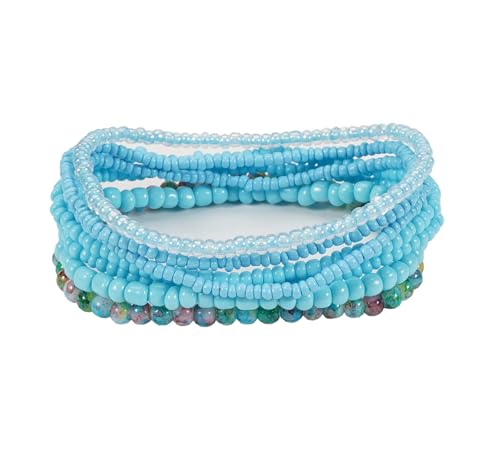 xuzhiyuan Boho-Armband, bunt, stapelbar, Kristallglasperlen, Stretch-Armbänder, mehrschichtig, für Damen, Bohemian-Schmuck, Medium, Stein, Kein Edelstein xuzhiyuan Boho-Armband, bunt, stapelbar, Kristallglasperlen, Stretch-Armbänder, mehrschichtig, für Damen, Bohemian-Schmuck, Medium, Stein, Kein Edelstein von xuzhiyuan