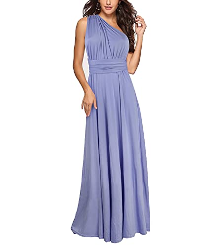xxxiticat Damen Lange Abend Cocktailkleid Elegantes Brautjungfernkleid Elegante Party Kleid(LI,M) von xxxiticat