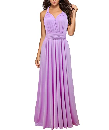 xxxiticat Damen Lange Abend Cocktailkleid Elegantes Brautjungfernkleid Elegante Party Kleid(PE,M) von xxxiticat
