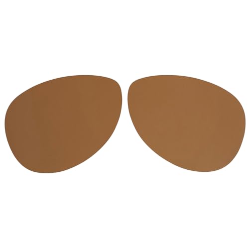 Ersatzgläser für Ray-Ban RB8301 59 mm Sonnenbrille, polarisiert, braun, 55*32mm von xyqrenrr