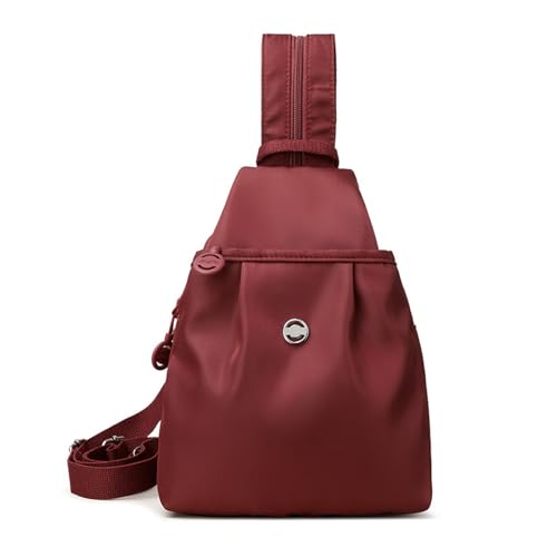 Pendlertasche, wasserdicht, 2-Wege-Pendlertasche, umwandelbare Reisetasche, diebstahlsichere Reisetasche, stilvolles, effizientes Aufbewahrungsdesign, bequemes Tragen(Claret) von xyunluk