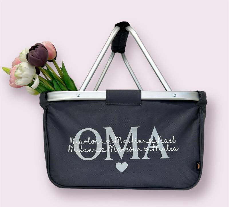 Einkaufskorb | Faltkorb Personalisiert Mit Deinem Wunschtext von xzauberhaftschoenx