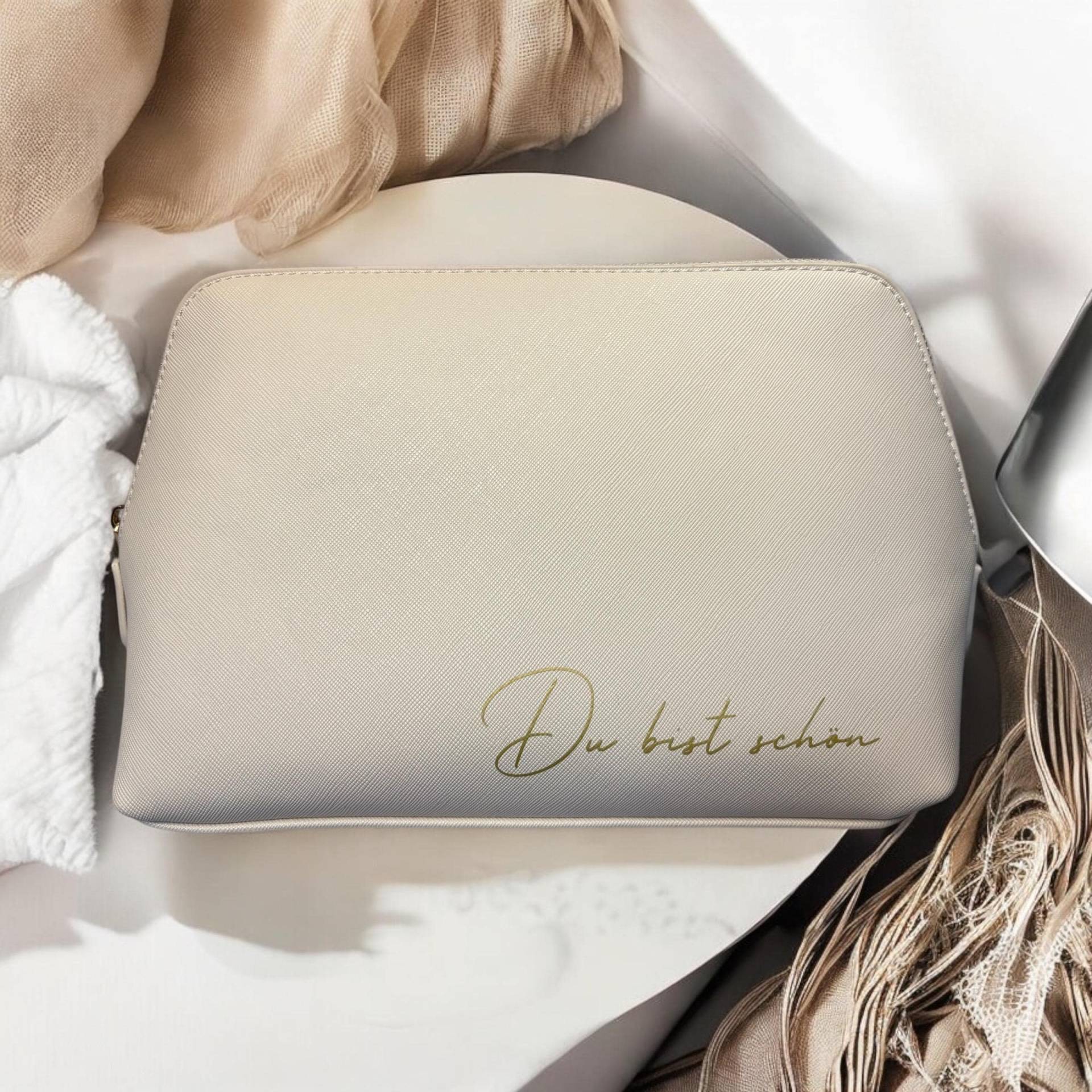 Personalisierte Kosmetiktasche Mit Namen | Kulturtasche Schminktasche Geschenk von xzauberhaftschoenx