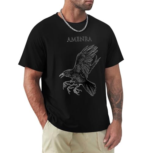 Amenra Merch T-Shirt Sweat Shirt Short Sleeve Plain t-Shirt Korean Fashion Workout Shirts for Men Black XL Amenra Merch T-Shirt Sweat Shirt Short Sleeve Plain t-Shirt Korean Fashion Workout Shirts for Men Black XL von y un lei