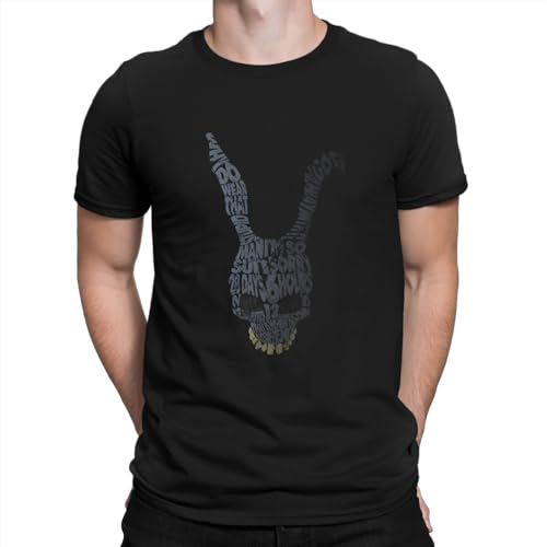 Frank The Rabbit Hip Hop Tshirt Donnie Darko Suspense Film Casual Polyester T Shirt Newest Stuff for Adult Black XXL von y un lei