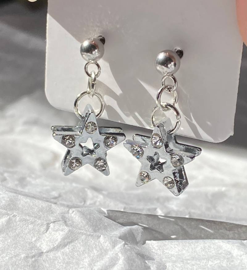 Y2K Vintage Mcbling Strass Stern Ohrringe von y2kbombshell