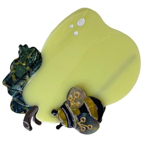 Acetat-Haarklammer mit Birnen-Design, Damen-Haar-Accessoire, Party-Haarteile, bringt Spaß zu jeder Frisur von yabaikekeji