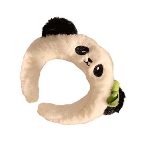 Schöne Panda-Plüsch-Stirnbänder, bequem, für Damen, weiche Kinder-Kopfbedeckung für Partys oder den täglichen Gebrauch von yabaikekeji